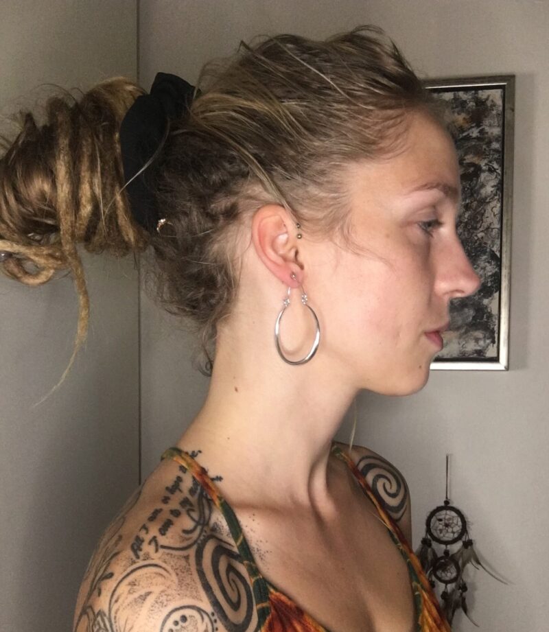 Pendientes de aro tribales