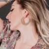 Crescent Hoop Earrings