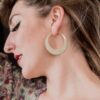 Crescent Hoop Earrings