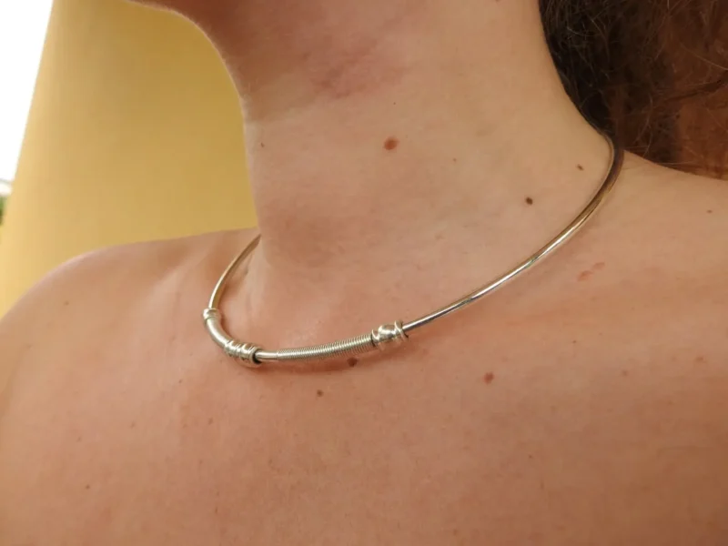 Flexible Draht Choker Halskette