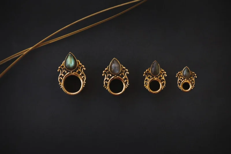 Tappo per le orecchie in labradorite