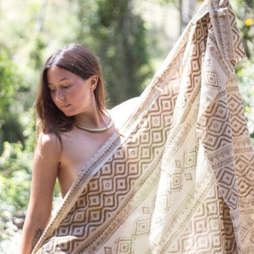Bufanda de diseño tribal