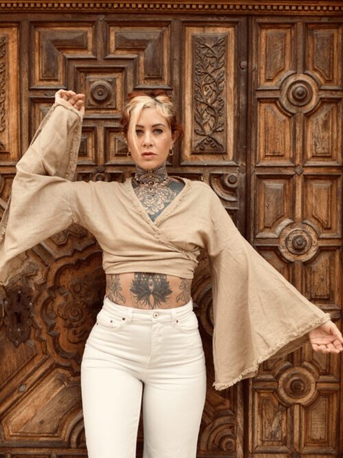 Sandswept Bell Sleeve Top