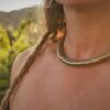 Girocollo tribale in ottone