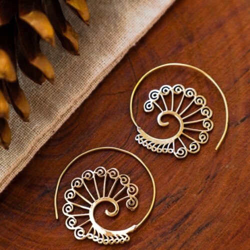 Egyptian Spiral Earrings