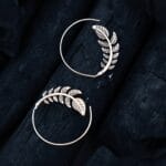 Spiral Leaf Earrings
