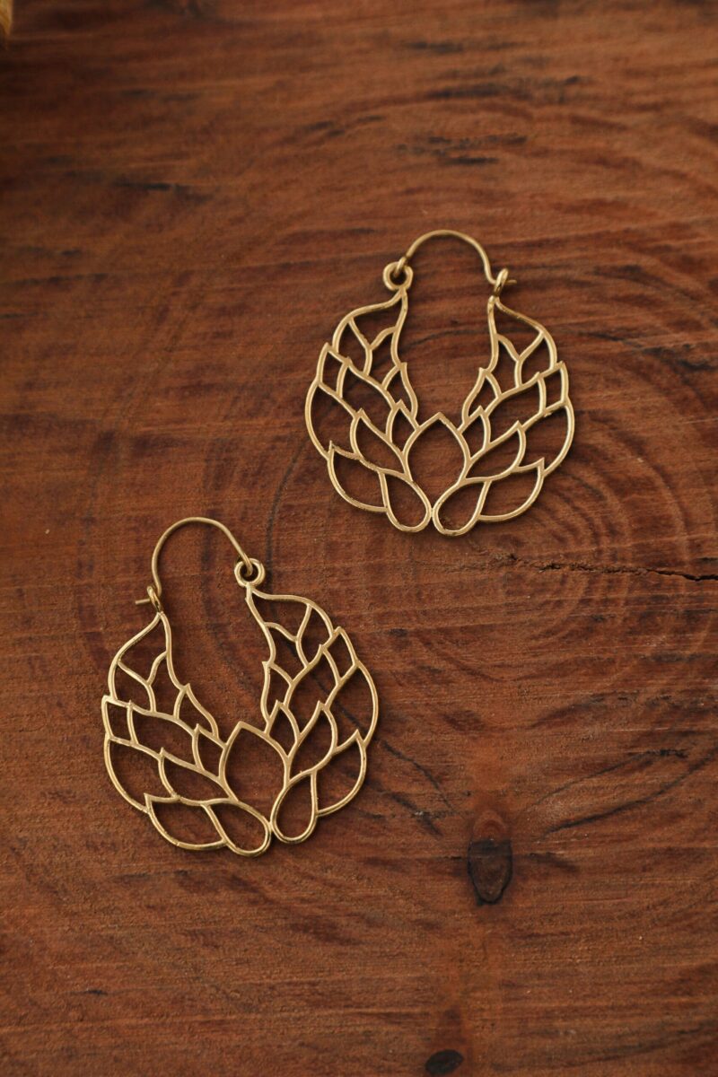 Orecchini Loto d'Oro