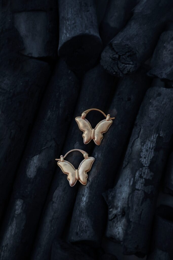 Boucles d’oreilles papillon