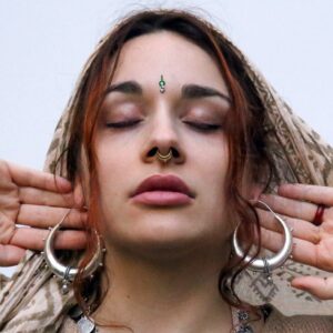 Big Hoop Tribal Earrings