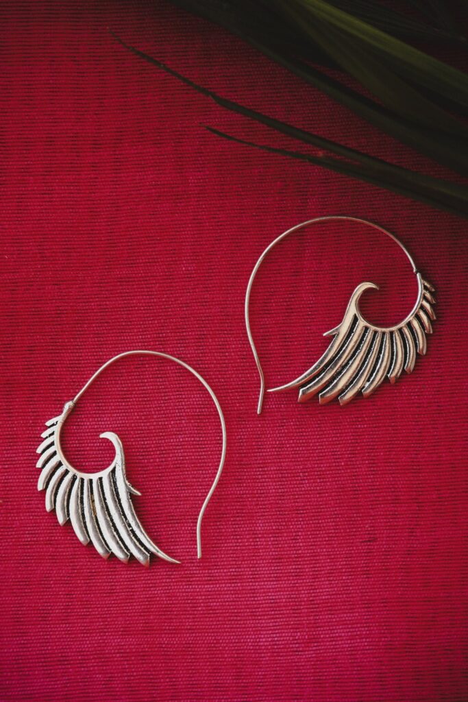 Boucles d’oreilles plumes