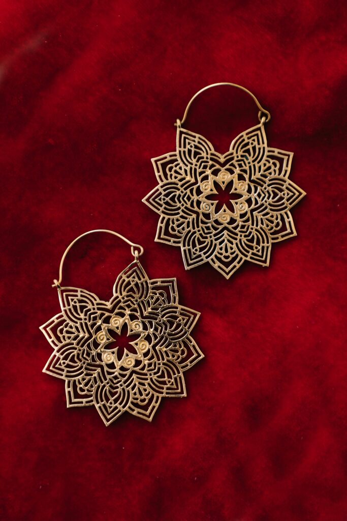 Minimalistic Flower Earrings