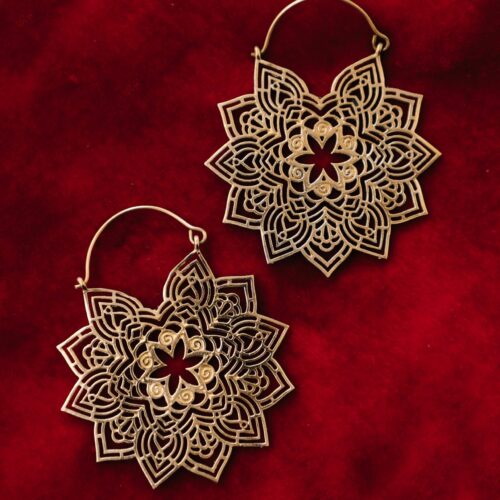 Minimalistic Flower Earrings