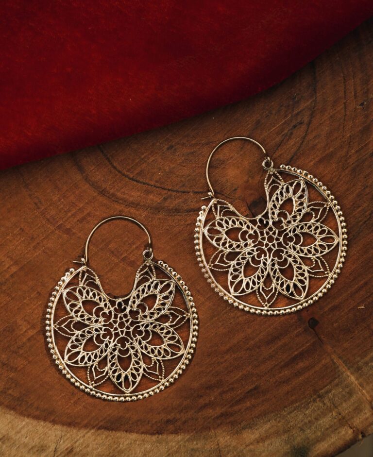 Boucles d’oreilles Mandala Fleur