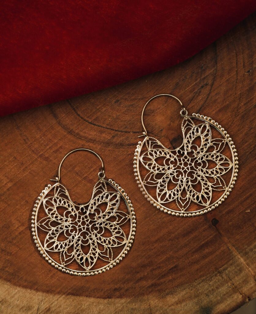 Flower Mandala Earrings