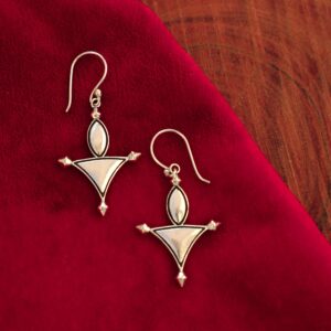 Triangular Dangle Earrings