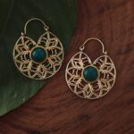 Boucles d’oreilles Mandala Pierre