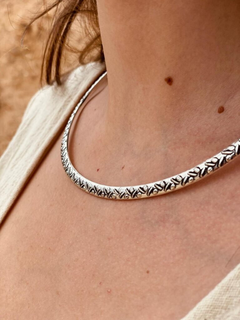 Silver Designed Necklace