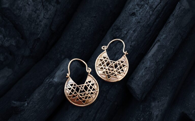 Boucles d’oreilles géométriques