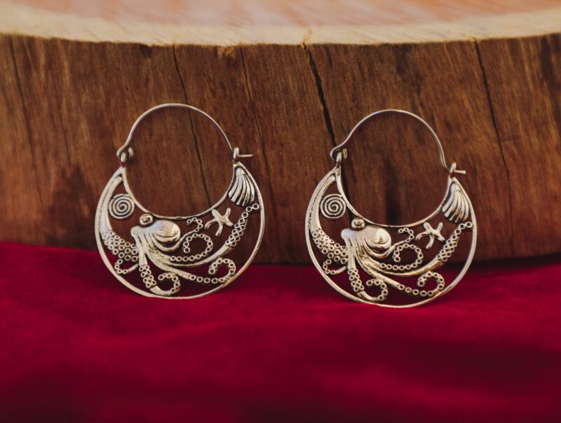 Octopus Earrings