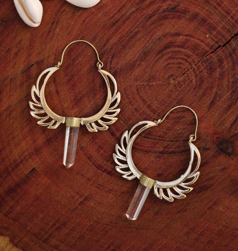 Boucles d’oreilles en cristal
