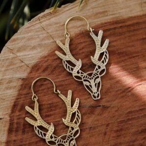 2 Pendientes de ciervo