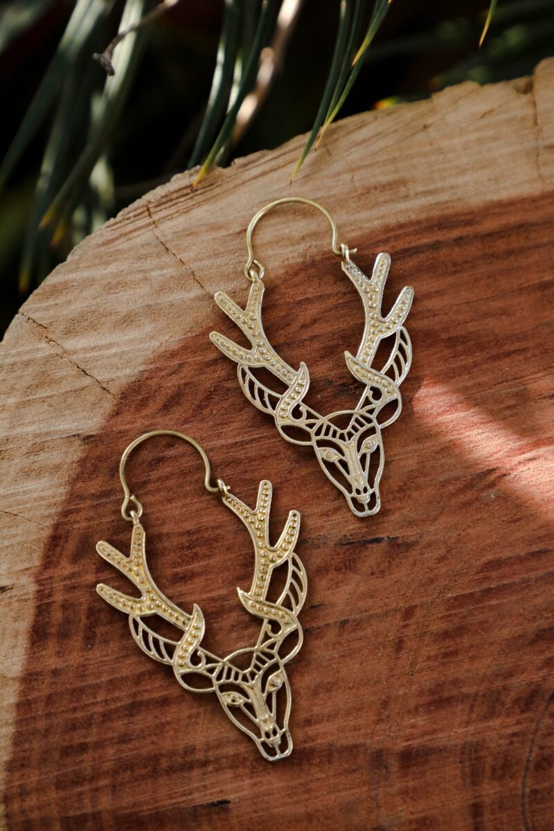 2 Pendientes de ciervo