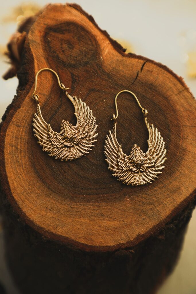 Boucles d’oreilles aigle
