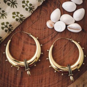 Big Hoop Tribal Earrings