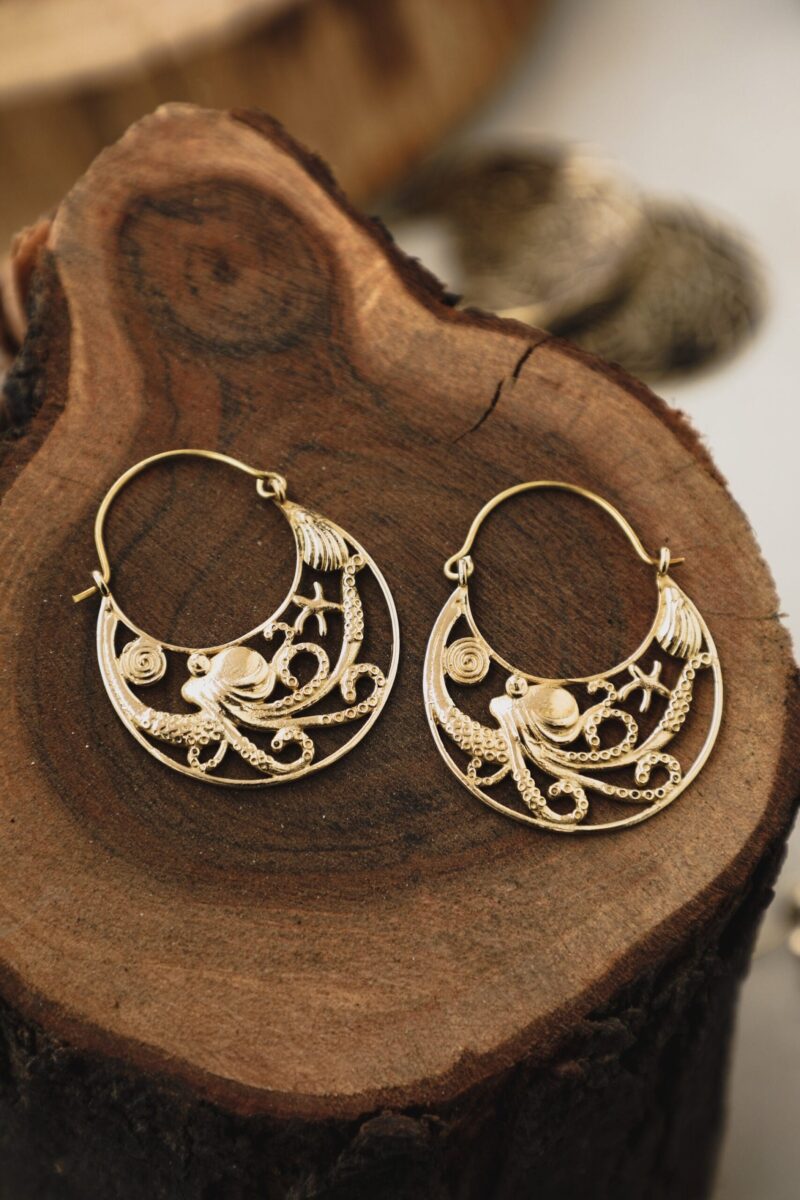 Octopus Earrings