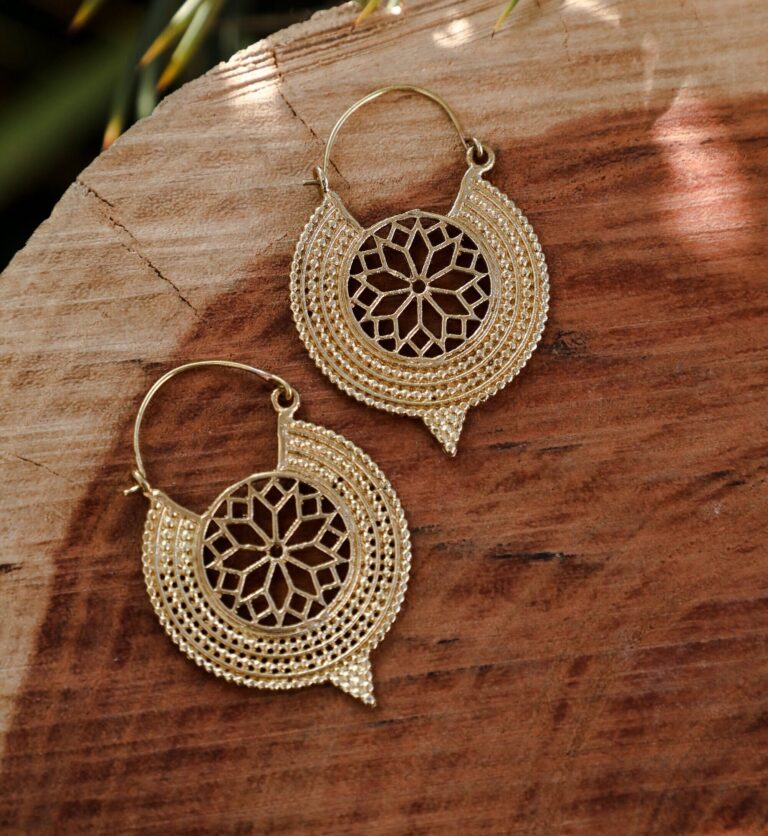 Boucles d’oreilles Mandala ethniques