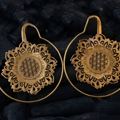 Big Flower Earrings