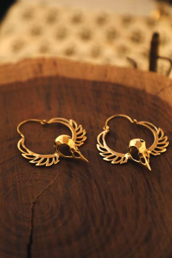 Bird Skull Earrings