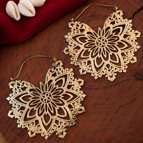 Floral Mandala Earrings
