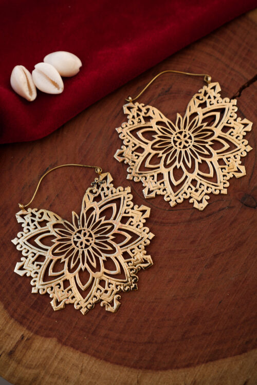 Floral Mandala Earrings