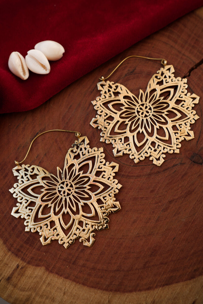 Boucles d’oreilles Mandala Floral