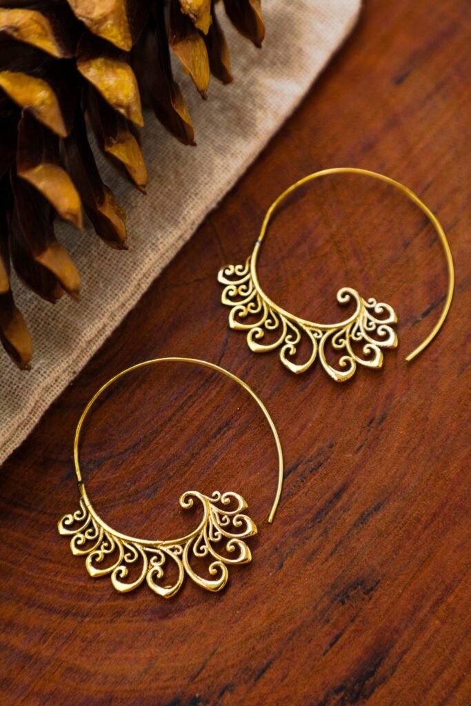 Boucles d’oreilles créoles en or