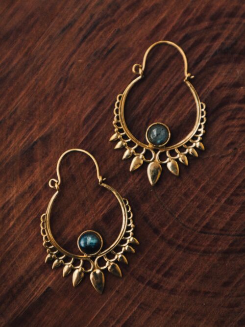 Labradorite Earrings