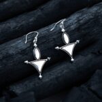 Triangular Dangle Earrings