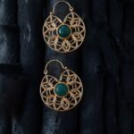 Boucles d’oreilles Mandala Pierre