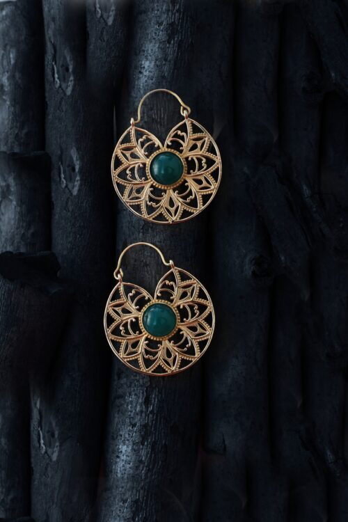 Orecchini Mandala Pietra