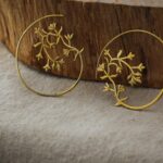 Spiral Leaf Earring