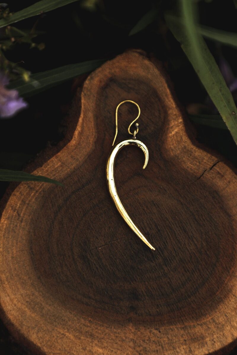 Ohrhänger mit baumelnden Haken