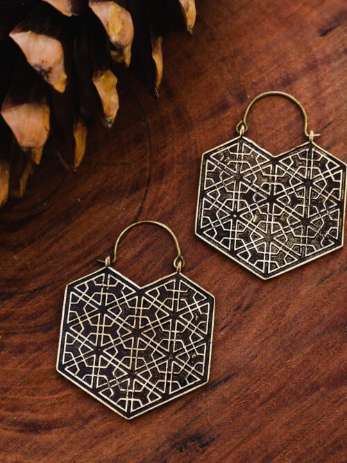 Hexagonal Earrings