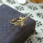 Boho Bee Verstellbarer Ring