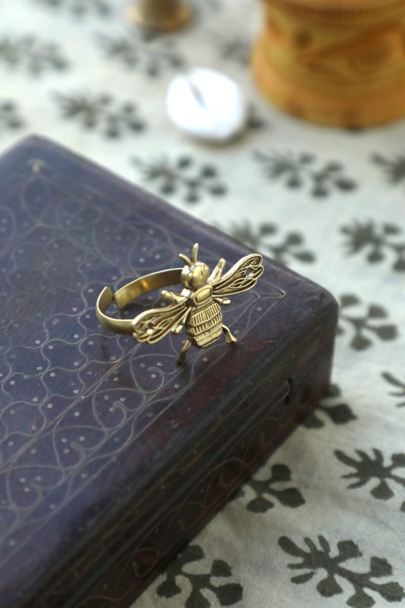 Anello regolabile Boho Bee