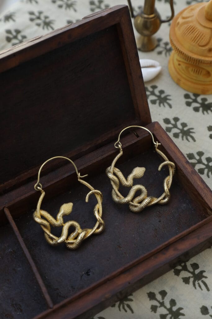 Kundalini Snake Earring