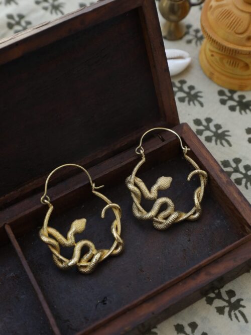 Kundalini Snake Earring