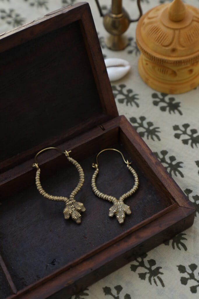 Tri Snake Earring