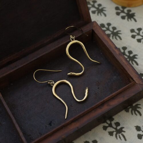 Serpentine Earring