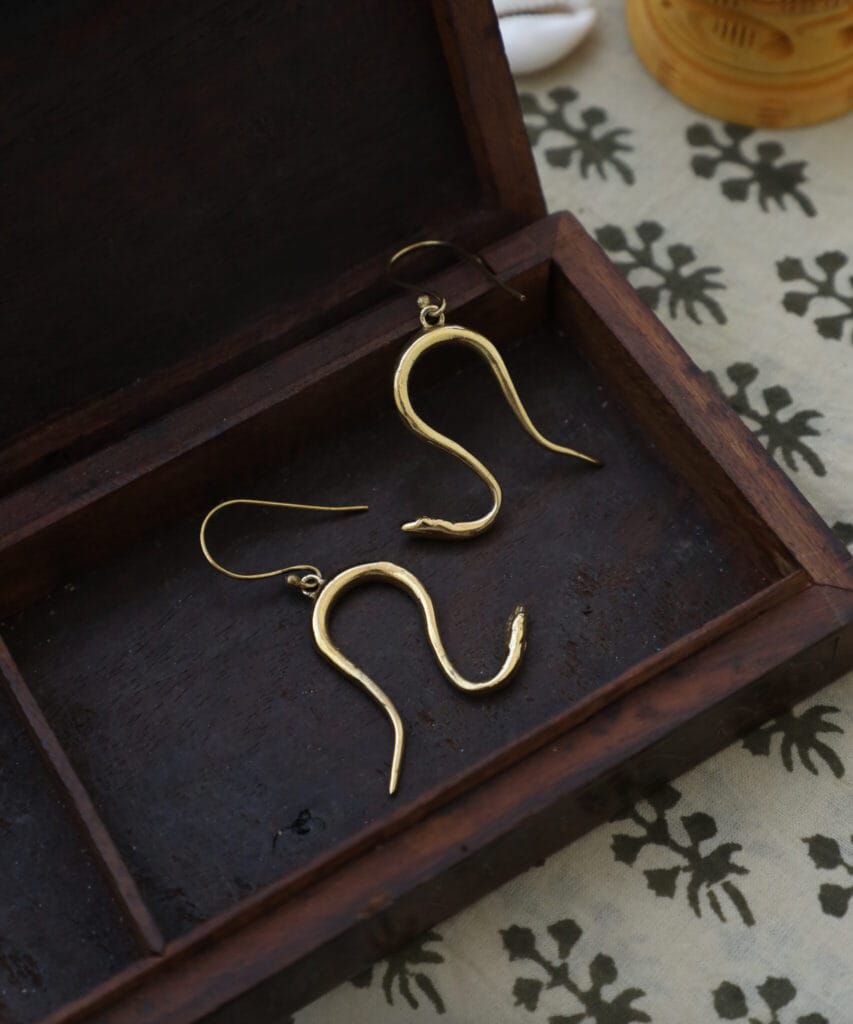 Serpentine Earring